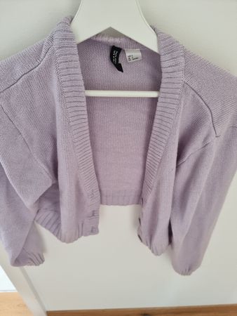 Cardigan lila