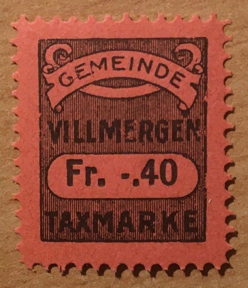 Tutti i francobolli: Fiskalmarke Gemeinde Villmergen AG – Usato da Hunzenschwil venduto da zibu88