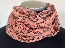 Colora Schal, 30% Seide, Lachs, NEU