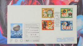 CL35 Enveloppe + Timbre Allemagne 1963 Theme Ballon