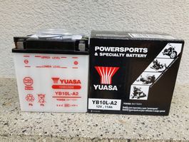 Motorradbatterie, Yuasa YB10L-A2, NEU