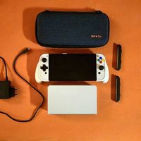 Nintendo Switch Oled + Grip Attachment + Protective Case