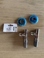 Eckventil Messing Chrom glänzend 1/2 Zoll