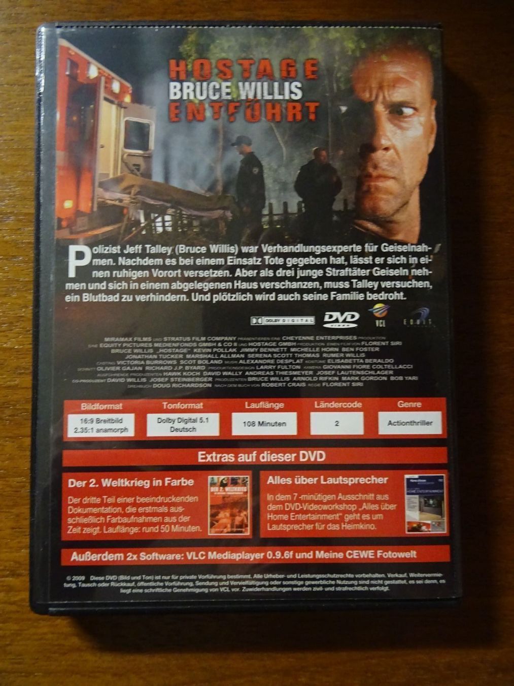 Tous les DVDs: Hostage - Entführt – D'occasion à Erstfeld par Mario_boe0 2