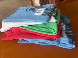 7 T-Shirt diverse Farben Marke Stoiber Grösse M und 1 x L