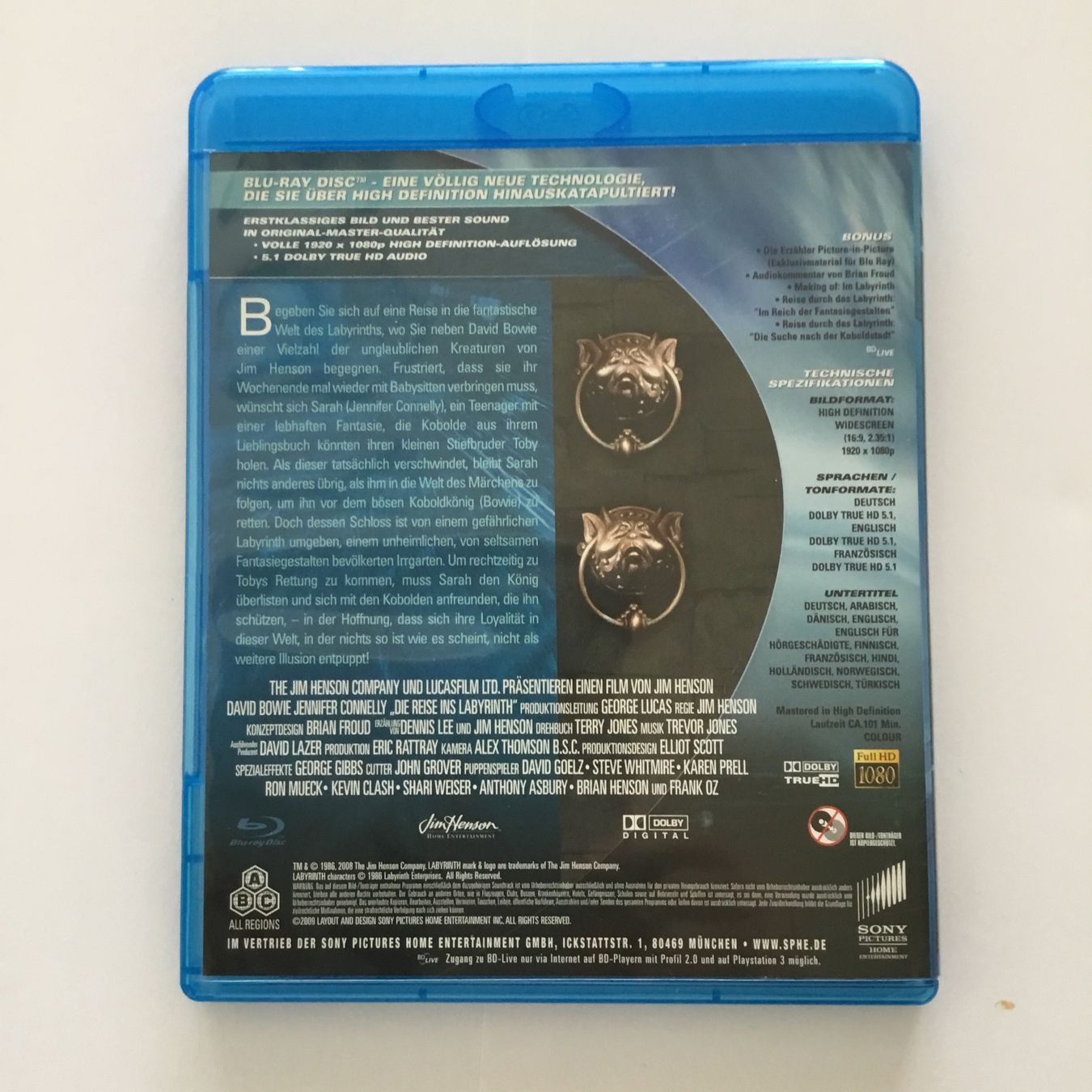 Tutti i DVDs: Die Reise ins Labyrinth - Blu Ray Vergriffen – Nuovo (secondo la descrizione) da Blauen venduto da sternchen66 1