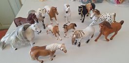 Lot4 Figuren Tiere Schleich Pferd Ross Fohlen Cheval Cavallo