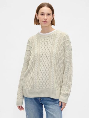 Gap Cableknit Sweater creme M
