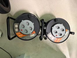 Kabelrolle 25m 4 Steckdosen guter Zustand