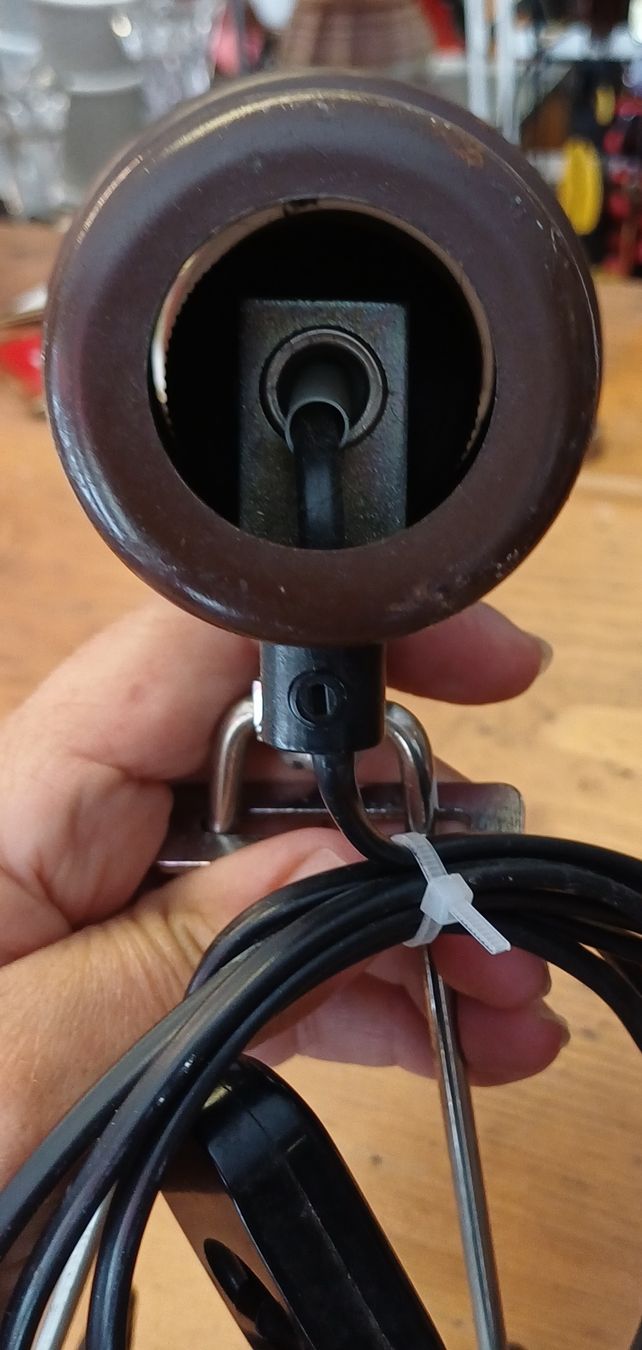 Lampade: Vintage Klemmleuchte braun Lampe – Usato da Merenschwand venduto da Brockinell 5