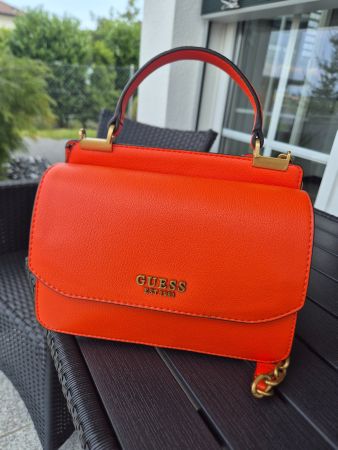 Handtasche GUESS orange Damen wenig gebraucht