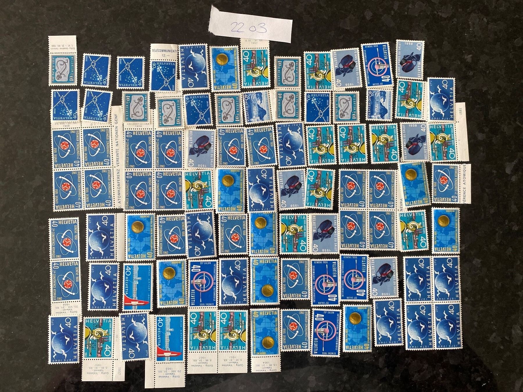 Alle Briefmarken: 36.00Fr Alte Frankaturware postfrisch ungestempelt Sammlung – Neu (gemäss Beschreibung) aus Wil SG von Chefsugus