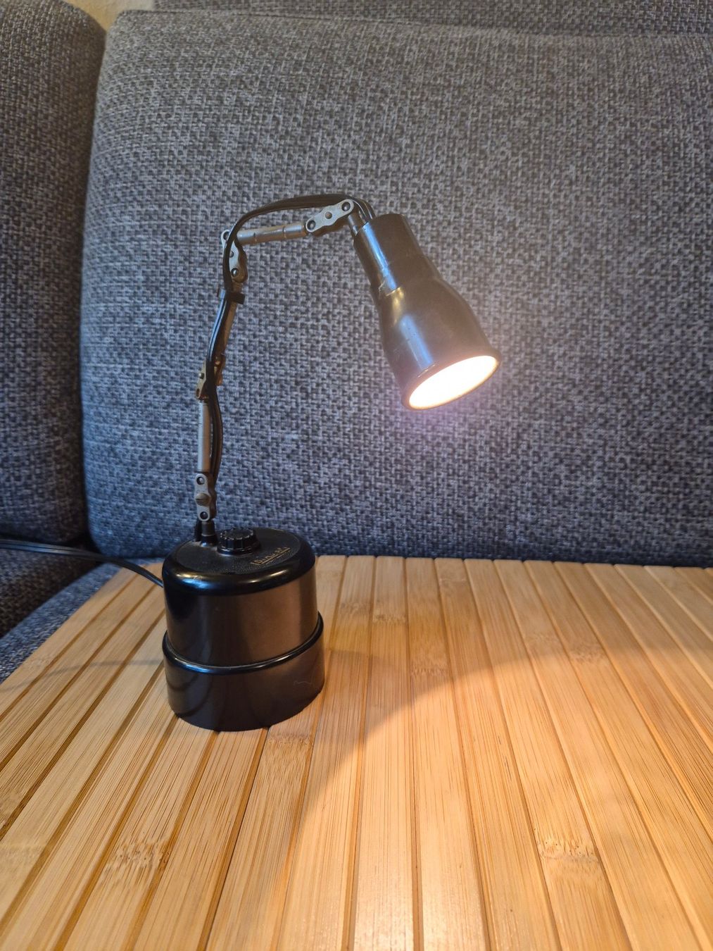 Lampade: Goldschmiede Lampe mit flexiblem Arm – Usato da Basel venduto da Kurioses 6