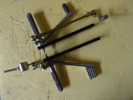 Fussrastenanlage RAASK, TAROZZI, BIMOTA, PAIOLI, NEU