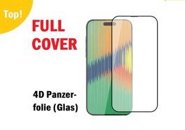 iPhone 15 Pro – Schutz-Folie Glas Panzerfolie FULL COVER