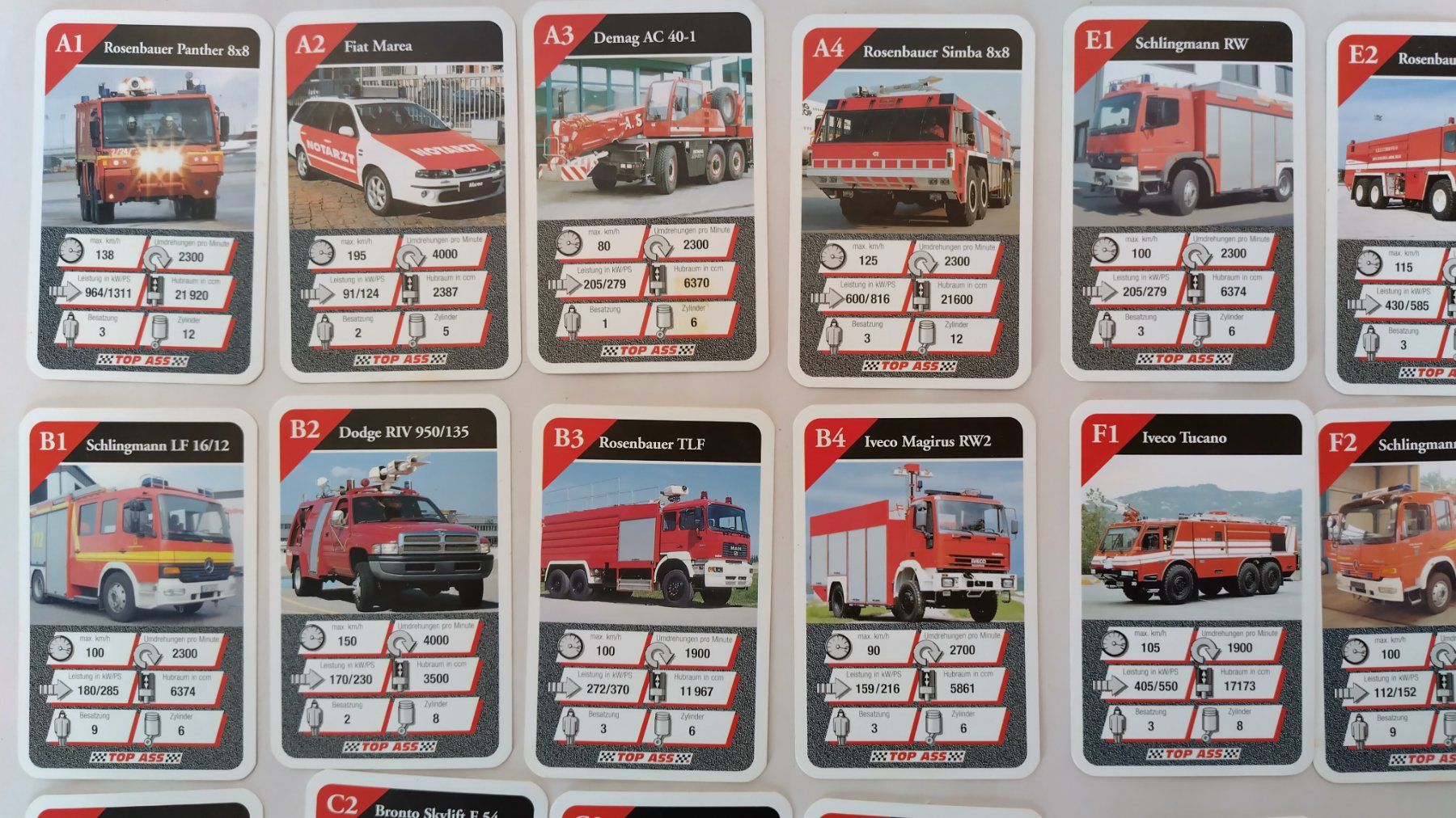 Giochi: Auto Quartett - Feuerwehr / ASS / 32 Karten ab Fr. 4.- – Usato da Bellach venduto da JingleJerry 3