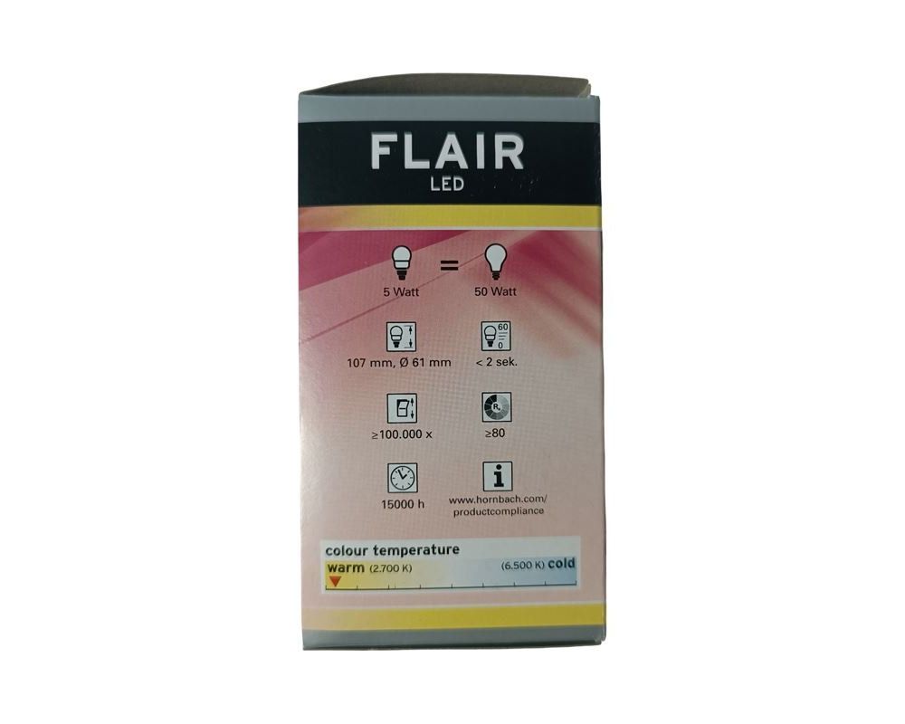 Lampade: FLAIR LED warm white 5W E27  Set à 3 Stück – Nuovo (secondo la descrizione) da Luzern venduto da Restwert_Luzern 3