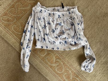 Off Shoulder Crop Top