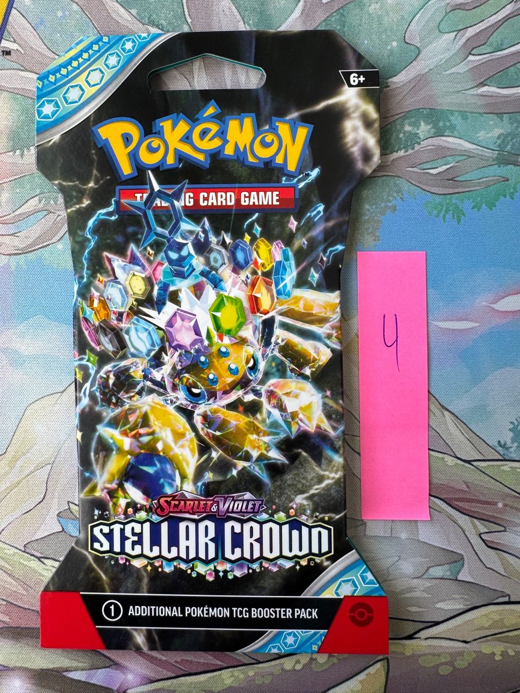 Pokémon Carte collezionabili: 1x Stellar Crown Sleeved Booster / OVP – Nuovo e nell'imballaggio originale da Oberwil BL venduto da Chelsea26