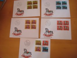 PJ 1983 FDC Serie und 4er‪
