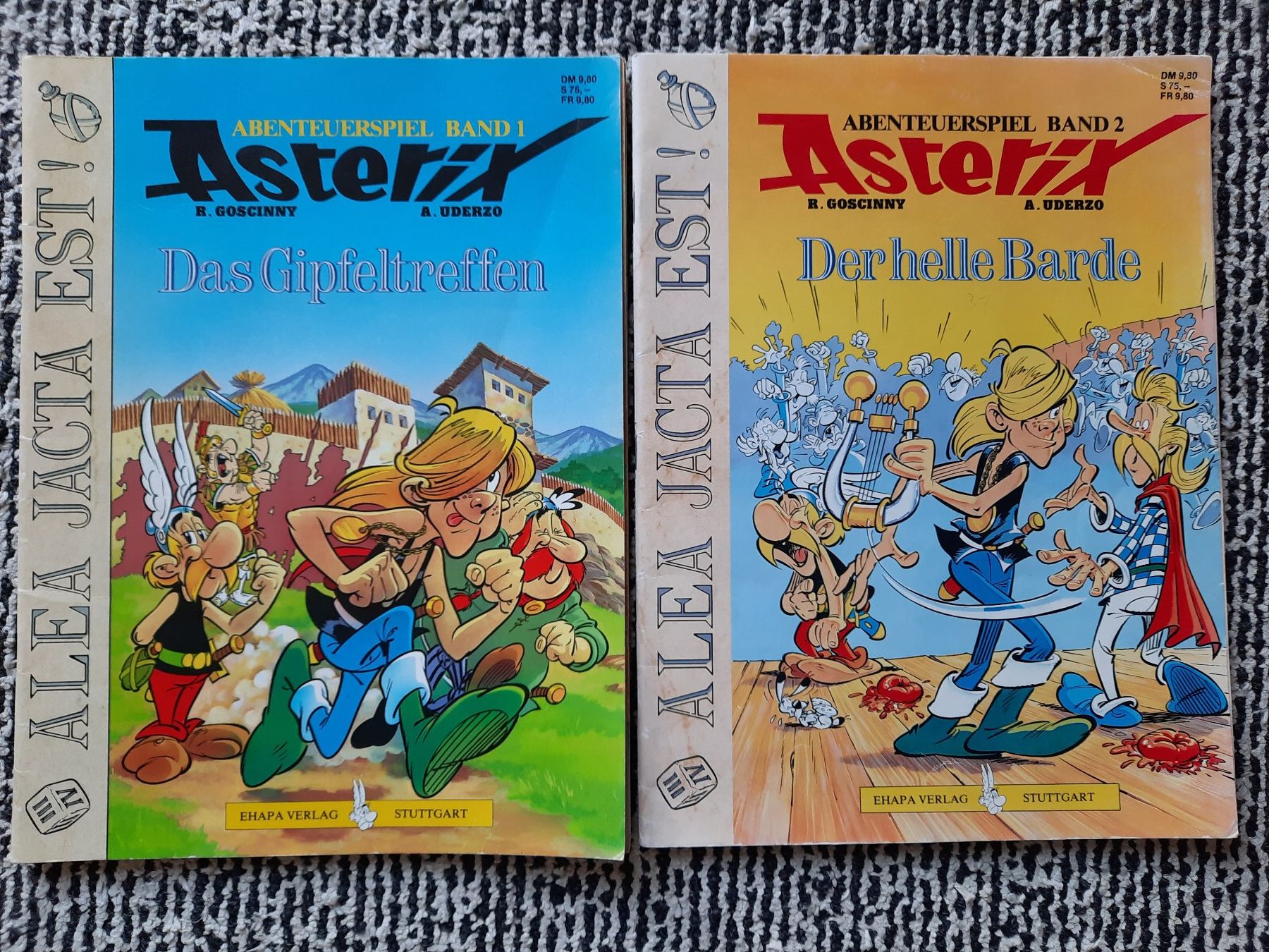 Comics: Zwei seltene Comic Hefte Asterix Abenteuerspiele – Gebraucht aus Heimberg von Flipperio