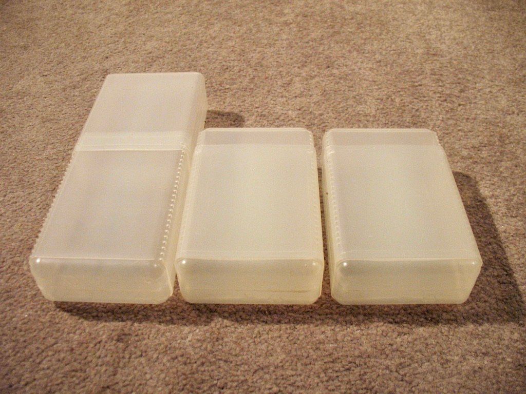 Contenitori & Simili: 3x Schiebe Schachtel transp Dose Box variabel Stifte Bohrer – Usato da Wil ZH venduto da Arbolero 2