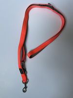 Rukka Hunde Leine, Neon-Orange, verstellbar, top!