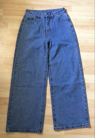 DAZY Wide Leg Jeans Blau Gr. S NEU