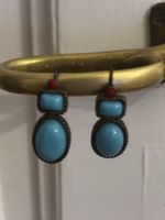 Boucles d'oreilles turquoise Poggi Paris