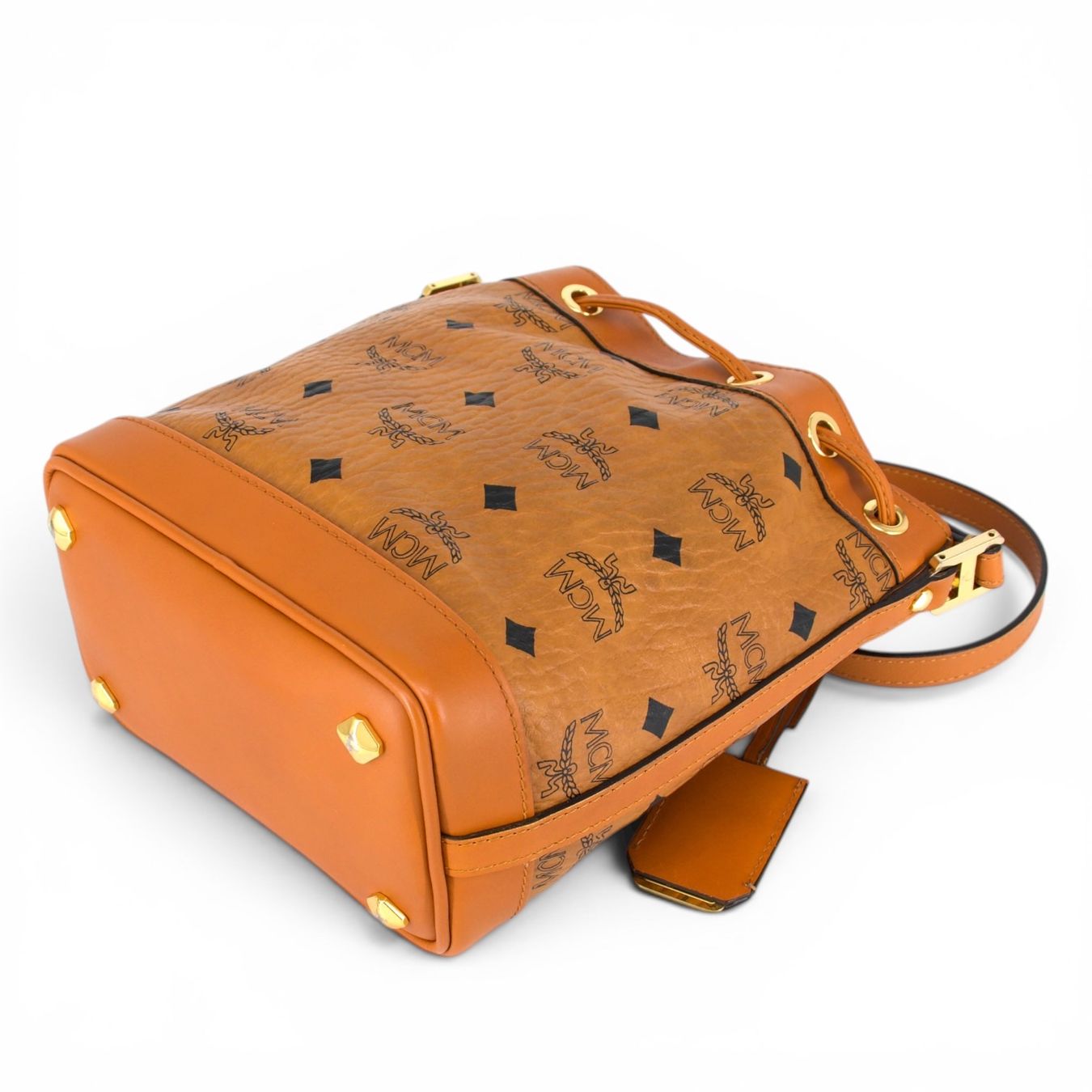Mcm Borse da donna: MCM Heritage Beuteltasche Visetos cognac – Usato da Binningen venduto da Designerlabels 8