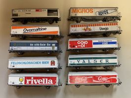 10 Roco Güterwagen H0 gebraucht