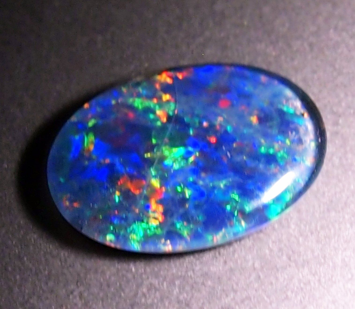 Pietre preziose: 6,21 ct. Multicolour Blackopal-Triplet AAA – Nuovo e nell'imballaggio originale da Reinach BL venduto da rumablum 3