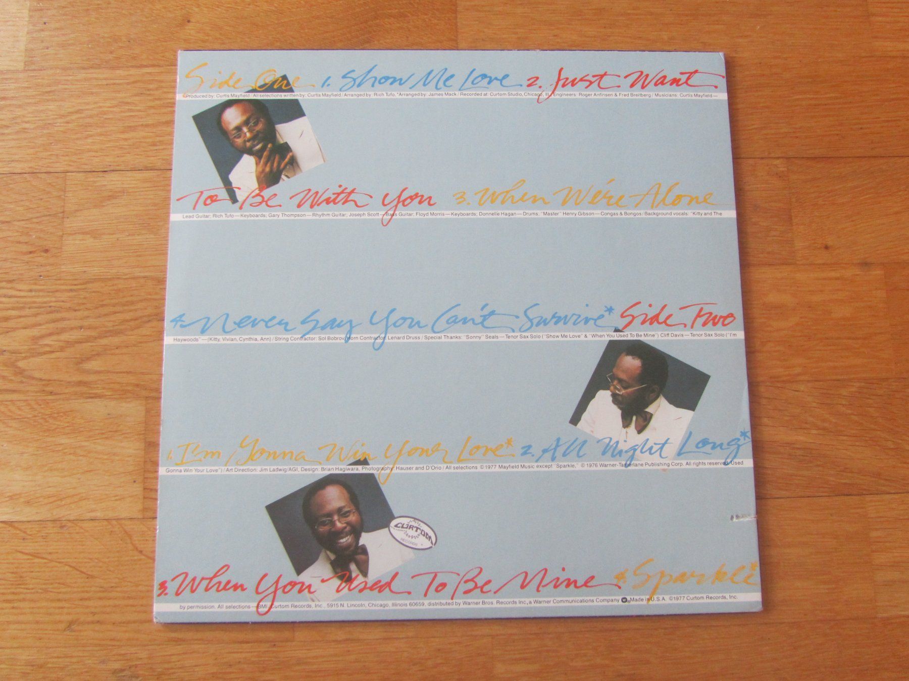 Schallplatten: Curtis Mayfield - "Heartbeat" - Seltene LP – Gebraucht aus Seengen von mikelele 3