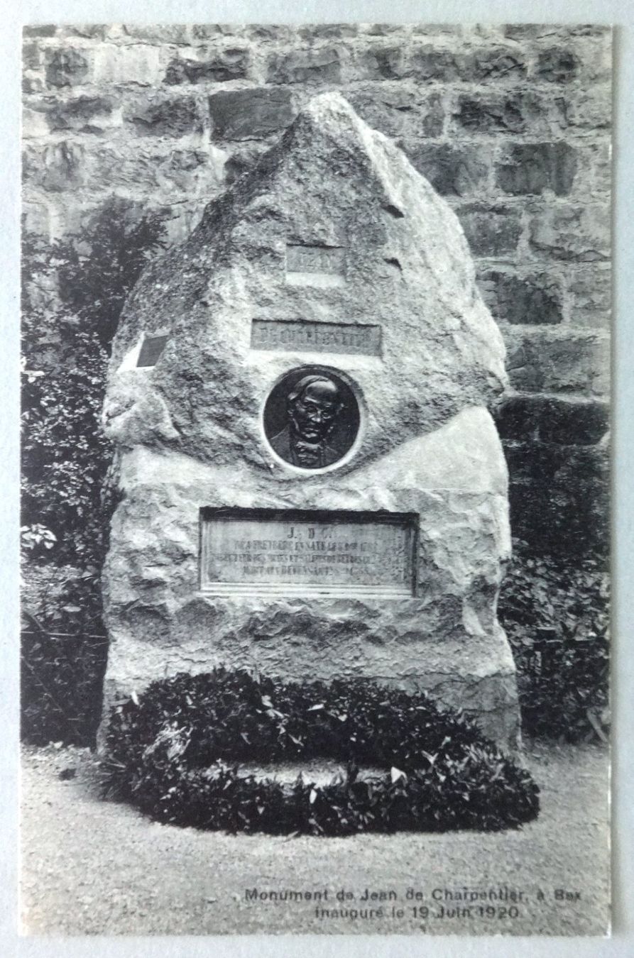 Ansichtskarten: Monument de Jean de Charpentier à Bex – Gebraucht aus Fétigny von Billy2miny