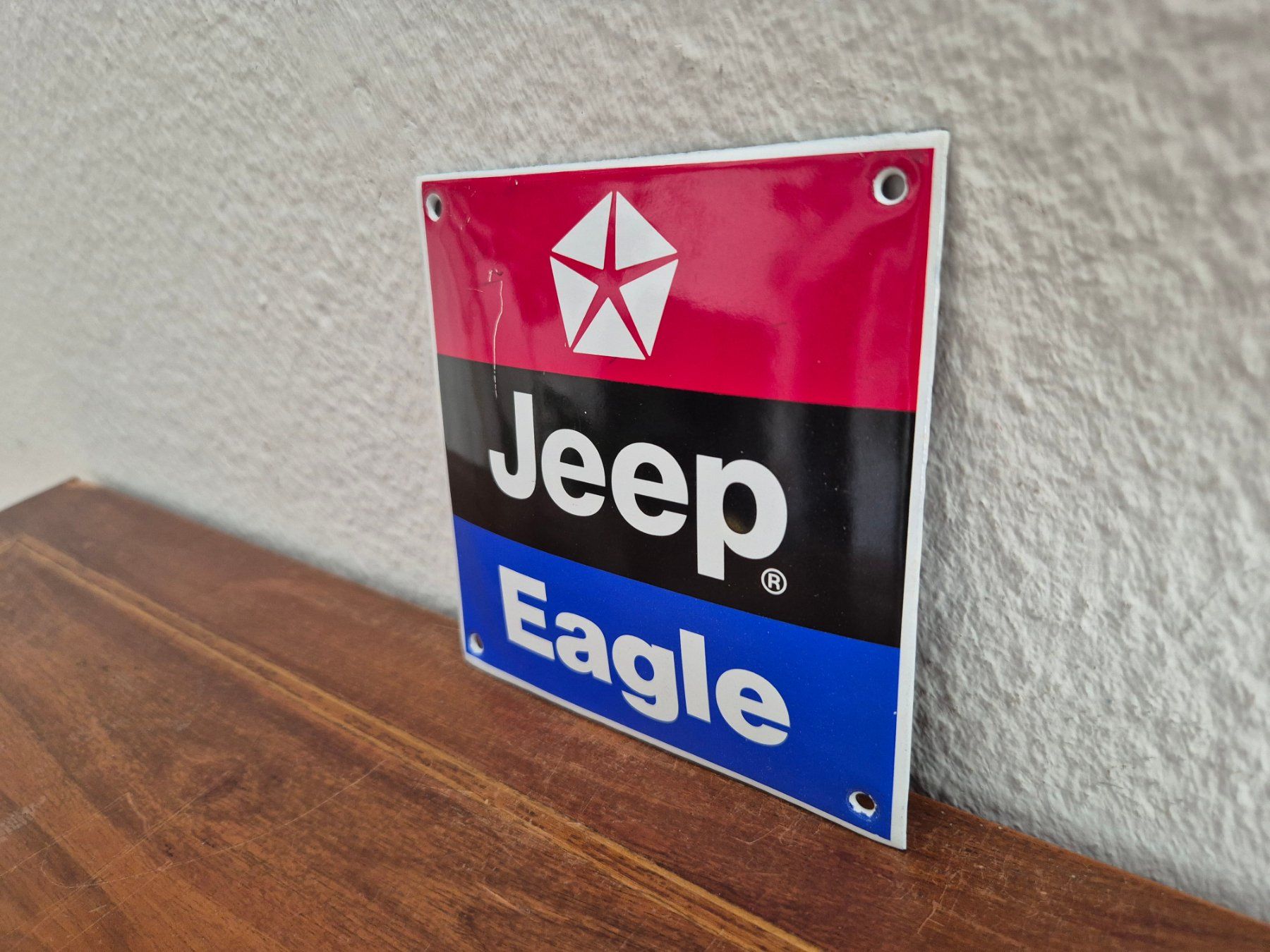 Jeep Schilder: Emailschild Jeep Eagle Werkstatt Service Logo Emaille Schild – Neu (gemäss Beschreibung) aus Schaffhausen von pfanis09 3
