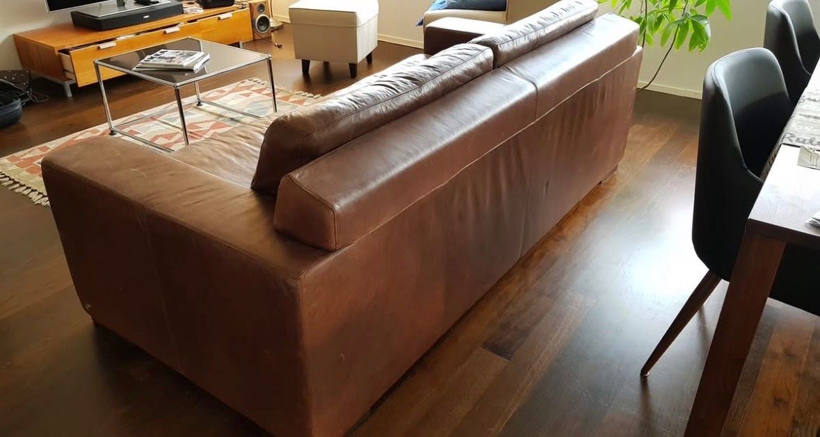 Natuzzi Sofas: Ledersofa wertig von Natuzzi – D'occasion à Wettingen par gerdsch 2