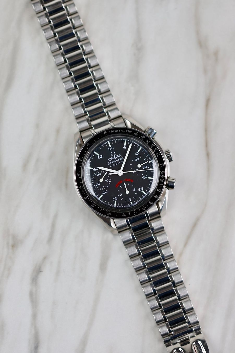 Omega Orologi: Omega Speedmaster Reduced 'AC Milan Limited Edition' – Usato da Zürich venduto da Lazulivintagewatches 2