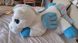 Licorne Pegasus bleue et blanche 