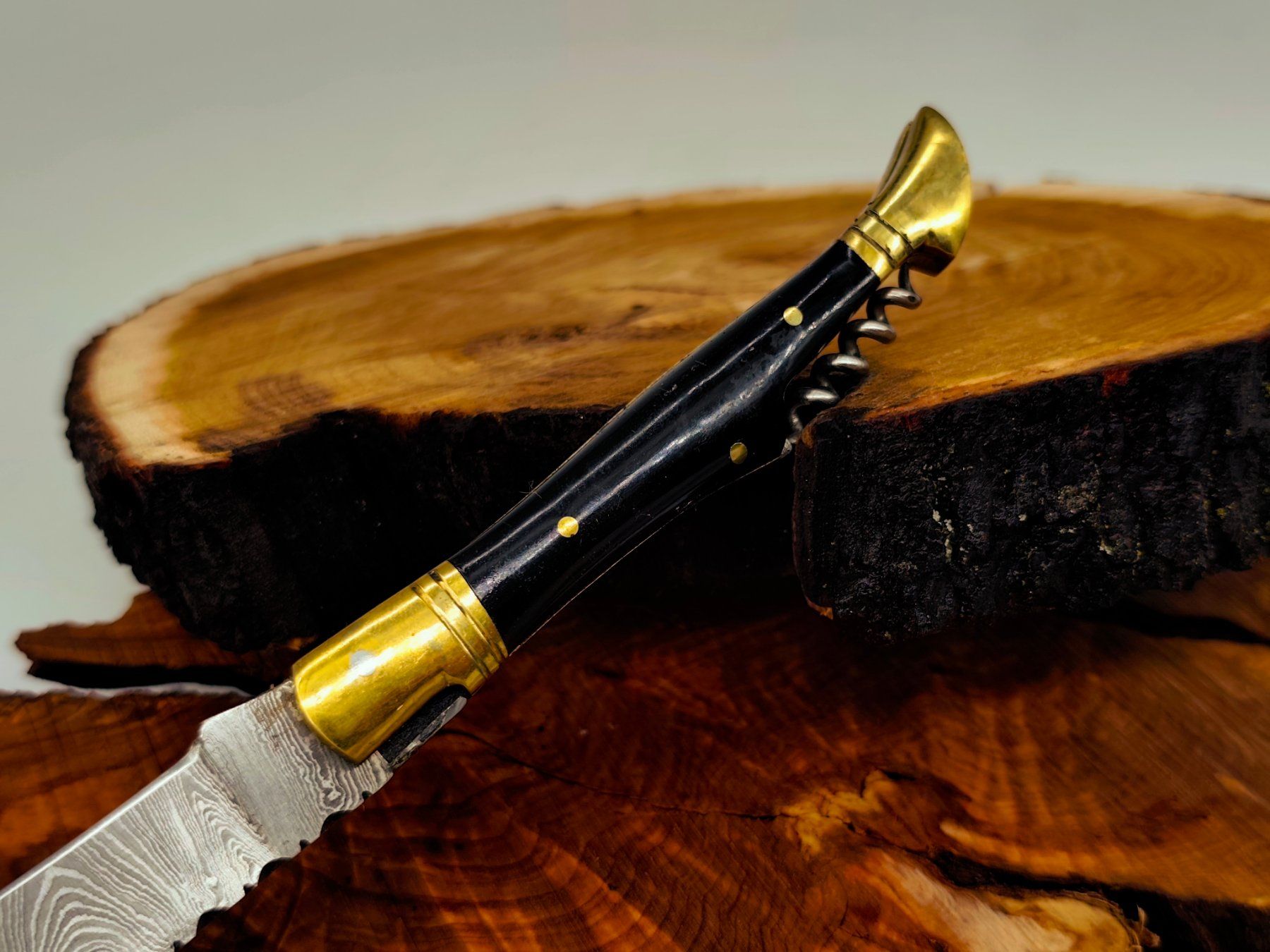 Accessori: Laguiole Damast Messer Klappmesser echtes Damastmesser – Nuovo e nell'imballaggio originale da Arlesheim venduto da Premius_1 5