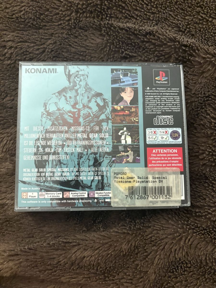 Sony Jeux: Metal Gear Solid Special Mission – D'occasion à Richterswil par PenneKing 1