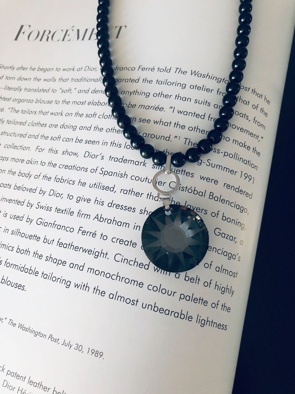 Ketten: SWAROVSKI Perlen Kette mit Kristall NEU – Neu (gemäss Beschreibung) aus Winkel von Luxtime