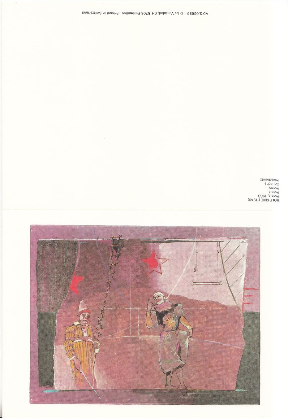Ansichtskarten: DK Rolf Knie, Poesie, 1983 – Neu (gemäss Beschreibung) aus Bürglen TG von StampGraf
