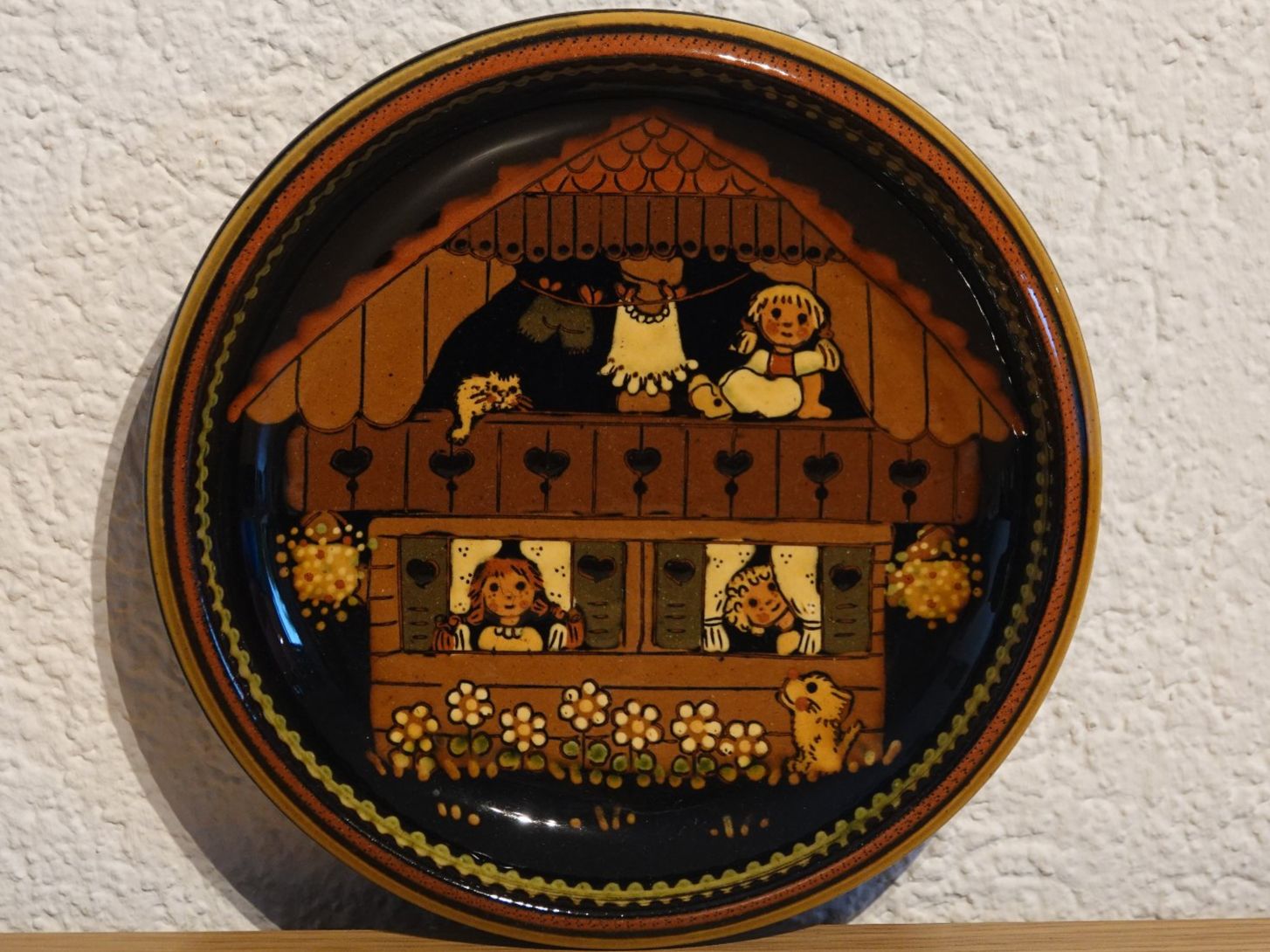 Piatti: Stähli Steffisburg, Keramik bemalt, Kinder- oder Wand Teller – Nuovo (secondo la descrizione) da Winterthur venduto da Minerva_59