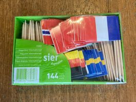 Fahnenpickser Zahnstocher 144 Stück NEU