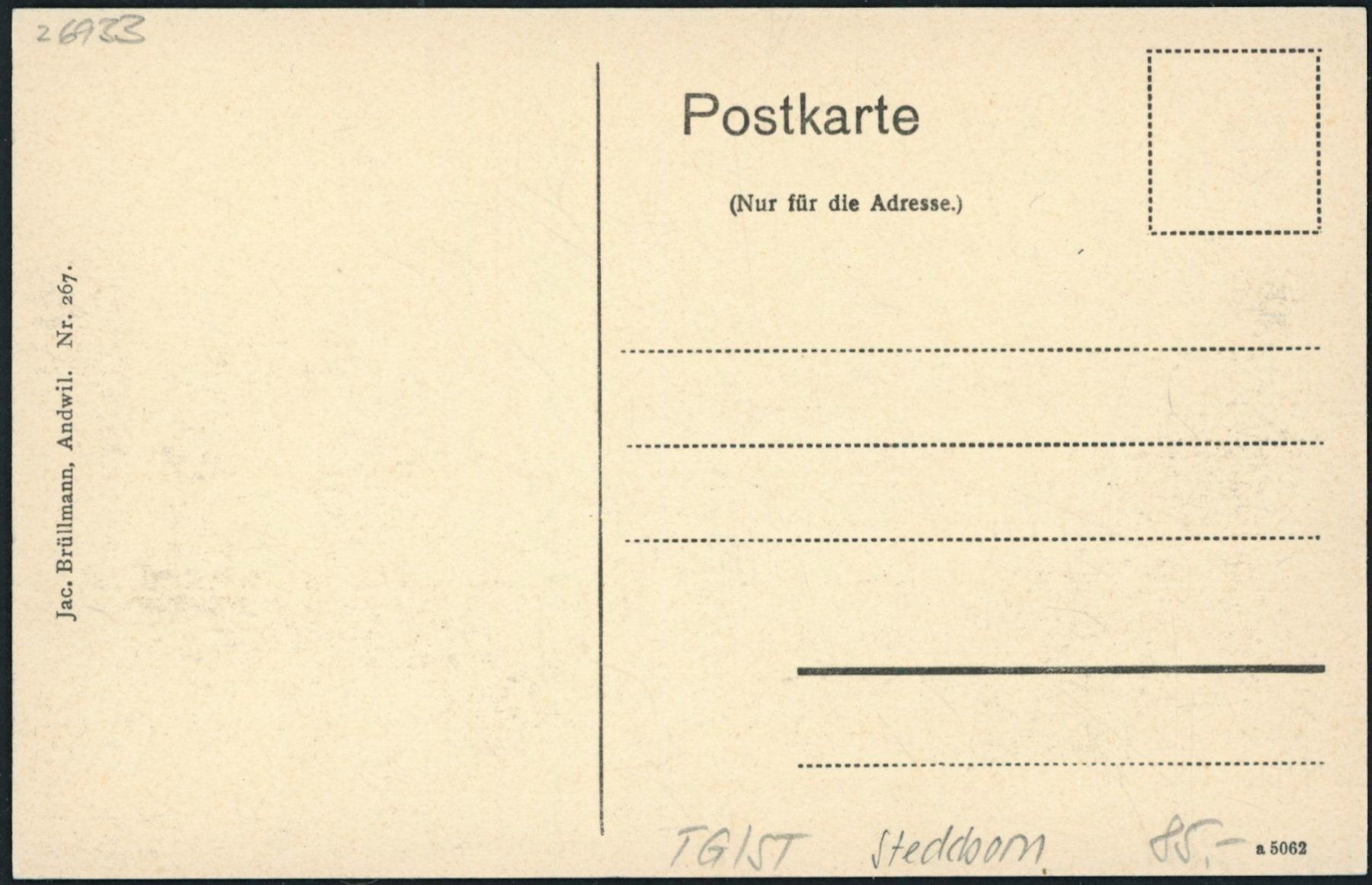 Cartoline postali: TG Steckborn – Nuovo (secondo la descrizione) da Schindellegi venduto da Jonathan77 1