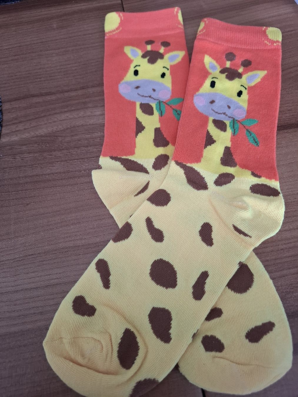 Socken: Giraffe Socken, Grösse 35-41, Neu – Neu und originalverpackt aus Aarberg von Happy058