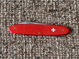 Altes Sackmesser VICTORINOX Alox Rouge 2 Klingen 84mm RAR