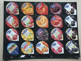 40   verschiedene     Konfitüren Deckeli