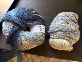 2 Knäuel Wolle 200 gr. verlaufsgarn