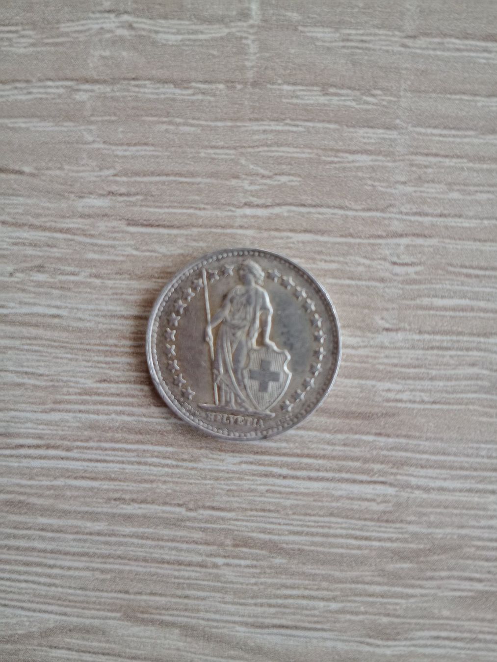 Alle Münzen: 1/2 Franken Schweiz Silber 1952 – Gebraucht aus Thun von 56Orchid 1